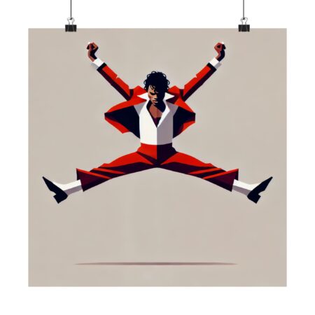 Abstract Minimalist Poster, Vertical Wall Art Print, James Brown Artwork, Matte Decor, Modern Home Office Decoration