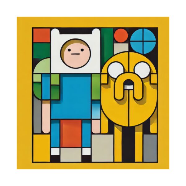 Adventure Time Finn and Jake Poster, Matte Horizontal Wall Art Print, Cartoon Network Characters, Kids Room Decor, Dorm Wall Hanging, Unique - Image 6