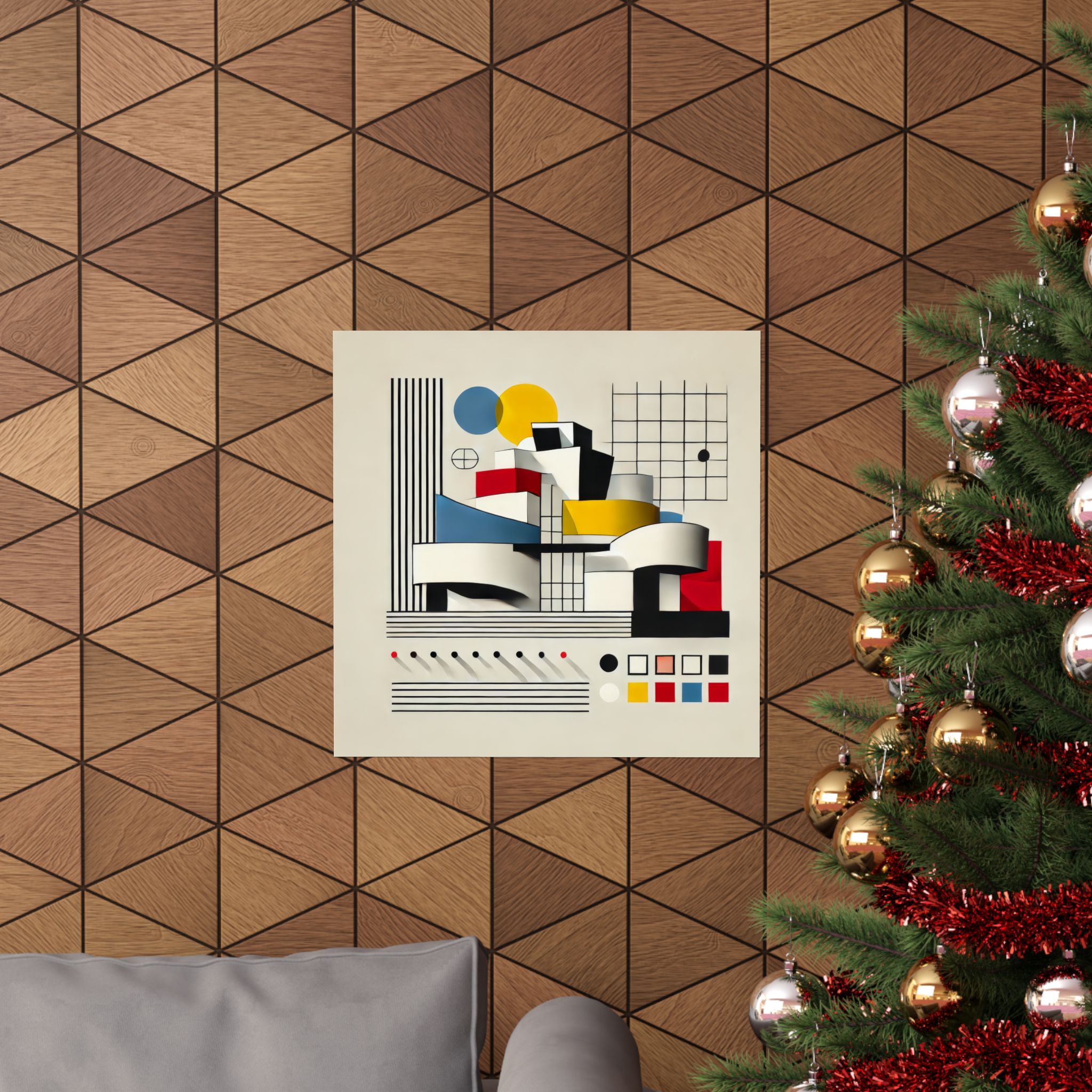 Minimalist Architecture Wall Art Poster, Guggenheim Museum Geometric, Matte Vertical Posters, Bauhaus Decor, Abstract Art Prints for Home - Image 8