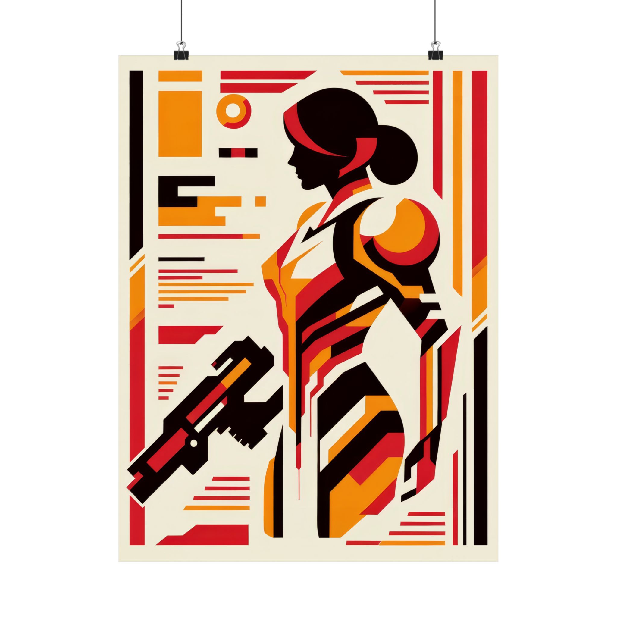 Samus Arun, Meteroid Abstract, Minimalist Poster Wall Art - Image 5