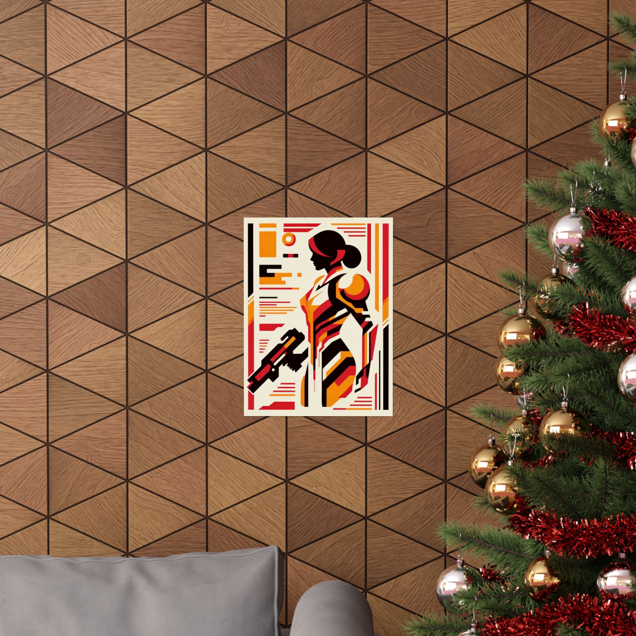 Samus Arun, Meteroid Abstract, Minimalist Poster Wall Art - Image 4