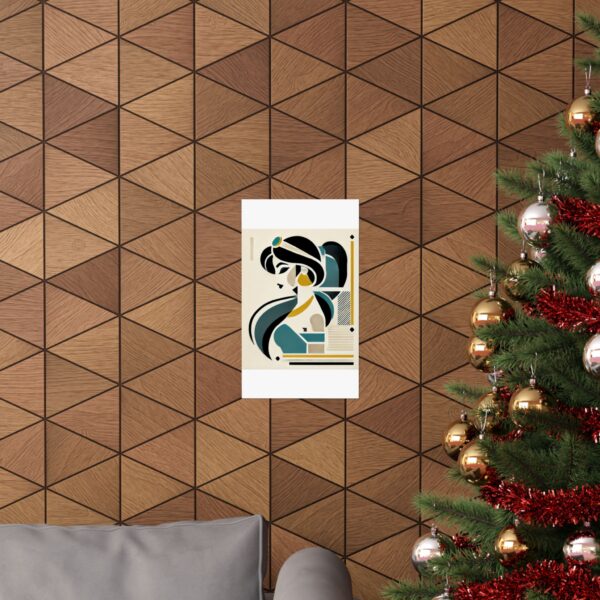 Jasmine Disney Princess Aladdin Abstract Minimalist Bauhaus Art Wall Poster Geometric - Image 12