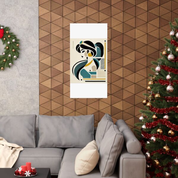 Jasmine Disney Princess Aladdin Abstract Minimalist Bauhaus Art Wall Poster Geometric - Image 88