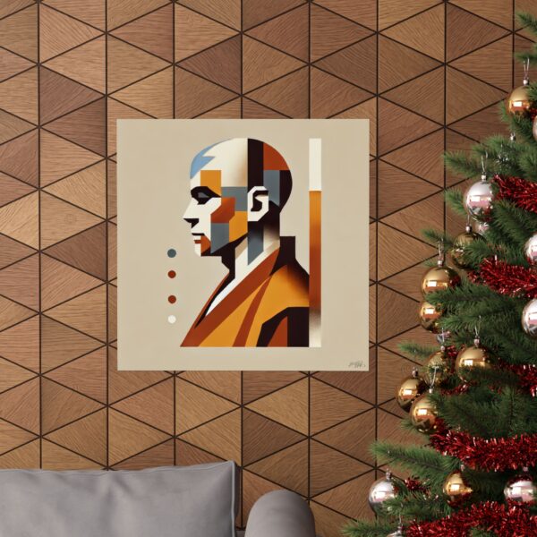 Avatar the Last Airbender Aang Abstract Wall Art Poster, Geometric Minimalist Print, Matte Vertical Art, Bauhaus Design, Cubism Artwork - Image 12