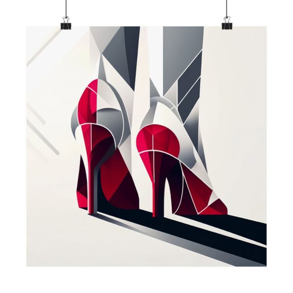 Vertical Poster, The wizard of Oz Dorothy Ruby Slippers Abstract Minimalist Art Print, Home Decor Wall Art Gift, Matte Poster Print, Nursery