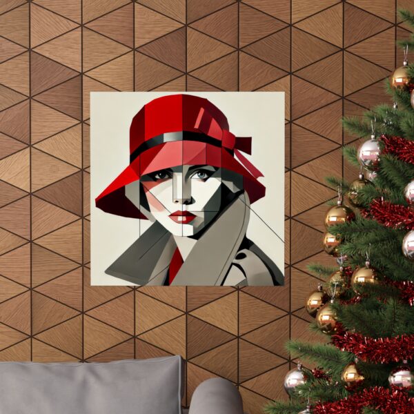 Abstract Fauvism Portrait Poster, Matte Vertical Wall Art Decor, Kees van Dongen Corn Poppy Print, Minimalist Home Office Artwork, Fauvist - Image 12