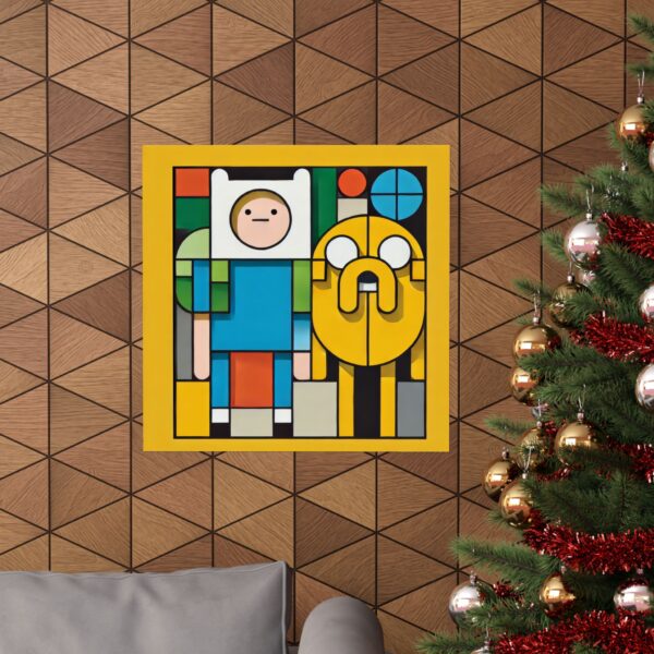 Adventure Time Finn and Jake Poster, Matte Horizontal Wall Art Print, Cartoon Network Characters, Kids Room Decor, Dorm Wall Hanging, Unique - Image 12