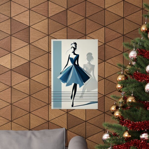 Cinderella Reimagined Disney Princess Abstract Wall Art, Matte Vertical Poster Print, Cubist Bauhaus Art Deco Minimalist Decor, Home Office - Image 8