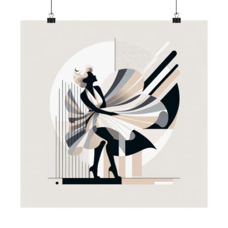 Vertical Posters, Marilyn Monroe Abstract Minimalist Wall Art Print, Home Decor, Matte Poster, Hollywood Actress, Modern Art, Bedroom Decor