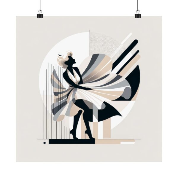 Vertical Posters, Marilyn Monroe Abstract Minimalist Wall Art Print, Home Decor, Matte Poster, Hollywood Actress, Modern Art, Bedroom Decor