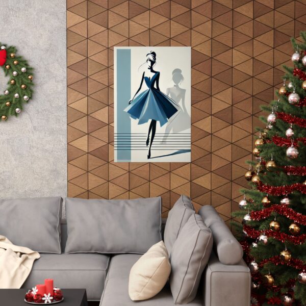 Cinderella Reimagined Disney Princess Abstract Wall Art, Matte Vertical Poster Print, Cubist Bauhaus Art Deco Minimalist Decor, Home Office - Image 12