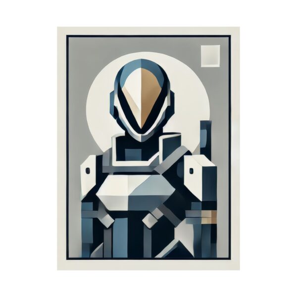 Minimalist Spartan 3 III Geometric Wall Art Poster, Abstract Bauhaus Print, Matte Vertical Decor, Home Office Decoration, Gift Idea - Image 10