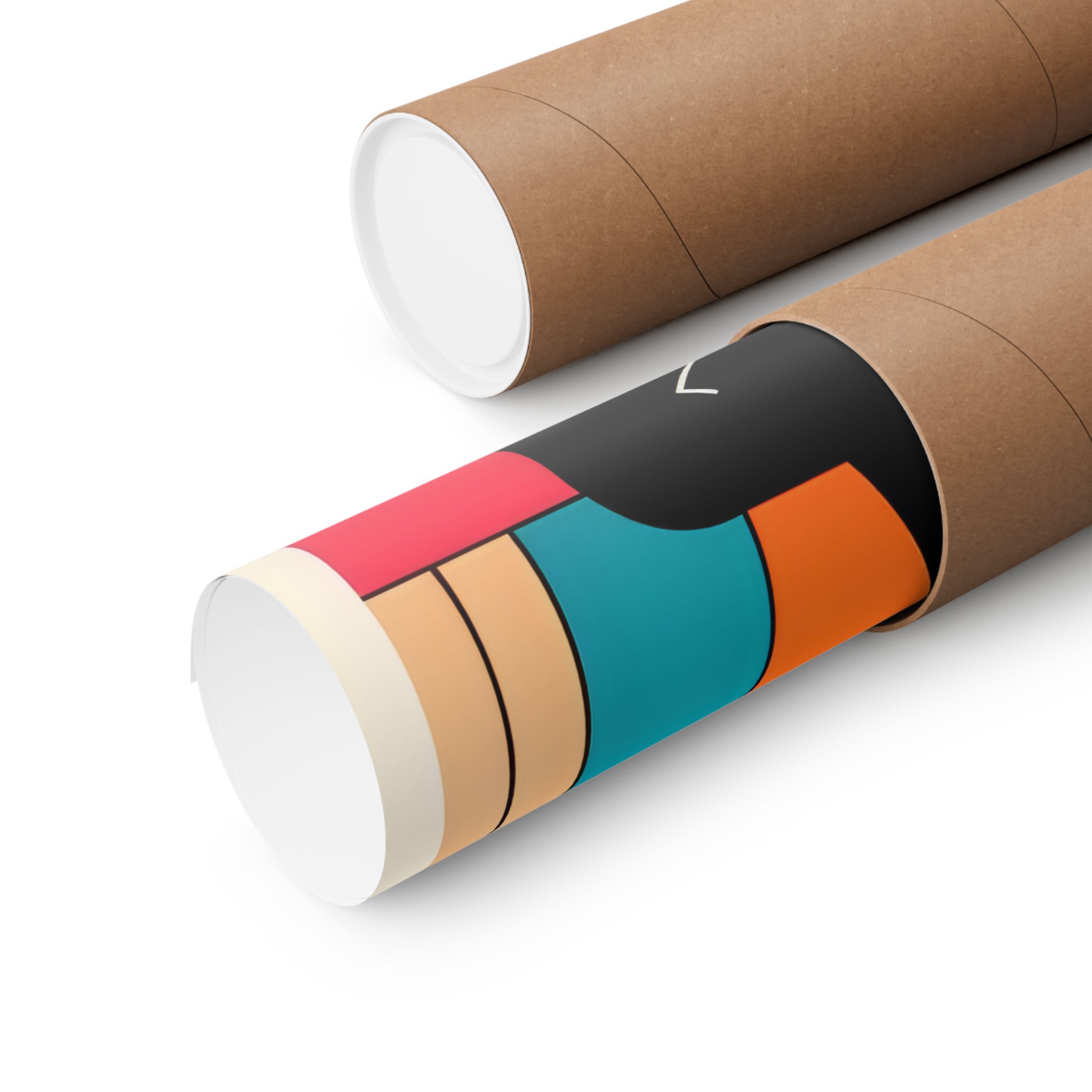 Abstract Salvador Dali Self Portrait Poster, Bauhaus Wall Art Print, Minimalist Geometric Surrealism Decor, Matte Vertical Artwork,Colorful - Image 3