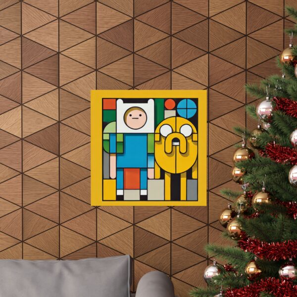 Adventure Time Finn and Jake Poster, Matte Horizontal Wall Art Print, Cartoon Network Characters, Kids Room Decor, Dorm Wall Hanging, Unique - Image 8
