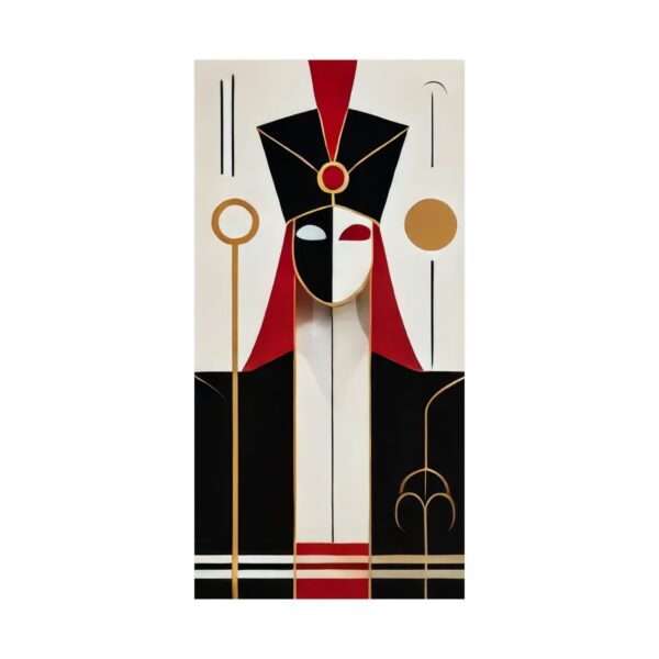 Bauhaus Abstract Poster, Minimalist Wall Art, Jafar Aladdin Print, Matte Vertical Art, Abstract Art Poster, Modern Wall Decor, Vertical Art - Image 10