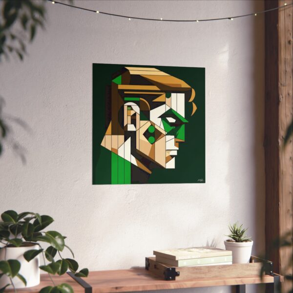Hal Jordan Green Lantern Corp Abstract Minimalist Wall Art Poster Comic Book Superhero - Image 6