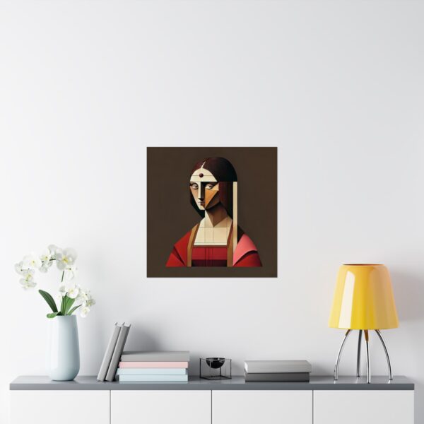 La Belle Ferronniere reimagined by Leonardo da Vinci - Image 13