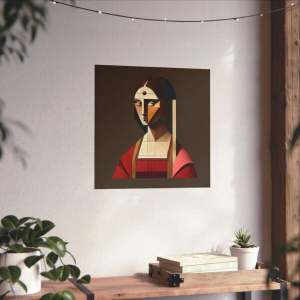 La Belle Ferronniere reimagined by Leonardo da Vinci - Image 7