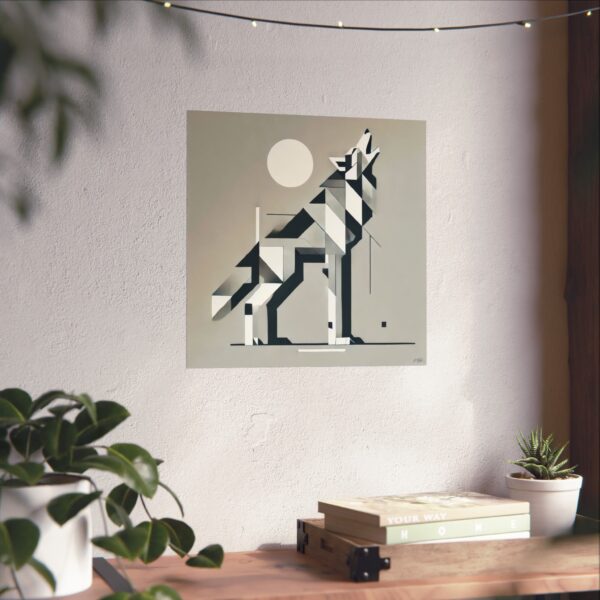 Wolf Howling at the Moon - Image 2