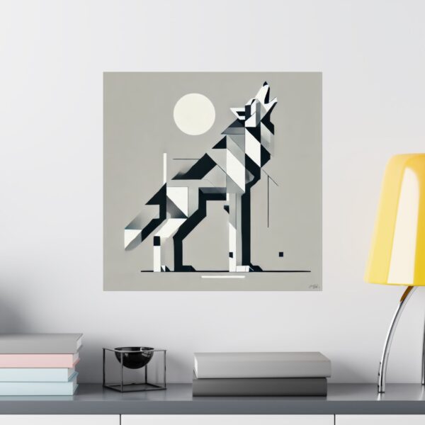 Wolf Howling at the Moon - Image 8
