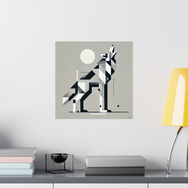 Wolf Howling at the Moon - Image 3