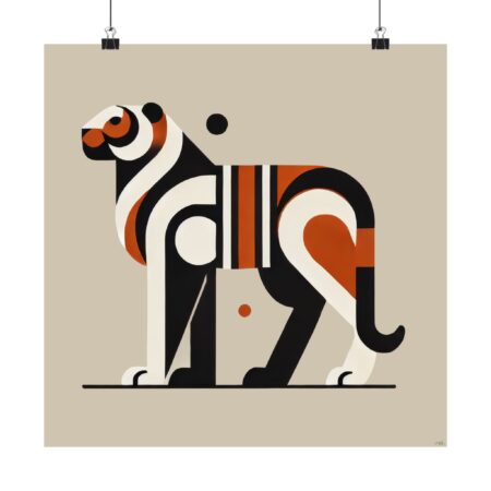 Tiger, Minimalist Bauhaus