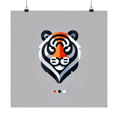 Tiger Head, Bauhaus Minimalist