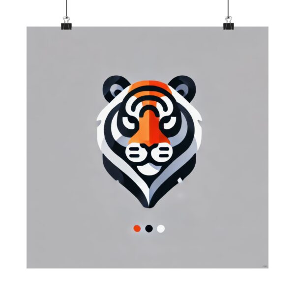 Tiger Head, Bauhaus Minimalist