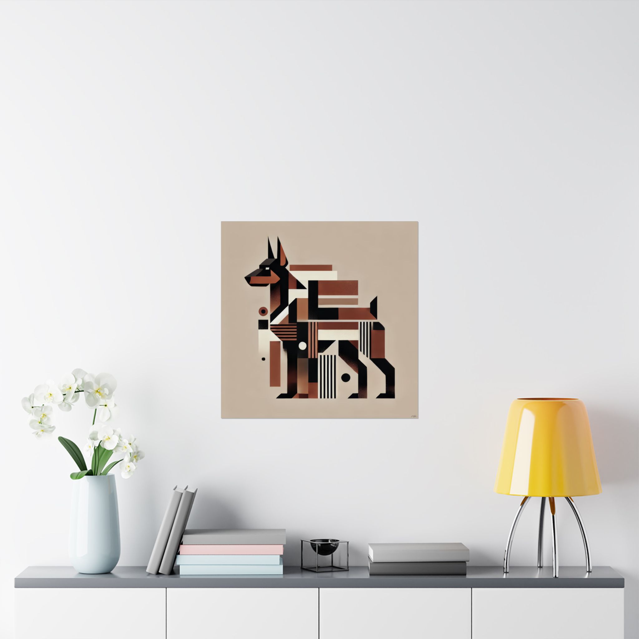 Bauhaus Minimalist Doberman Pinscher - Image 12