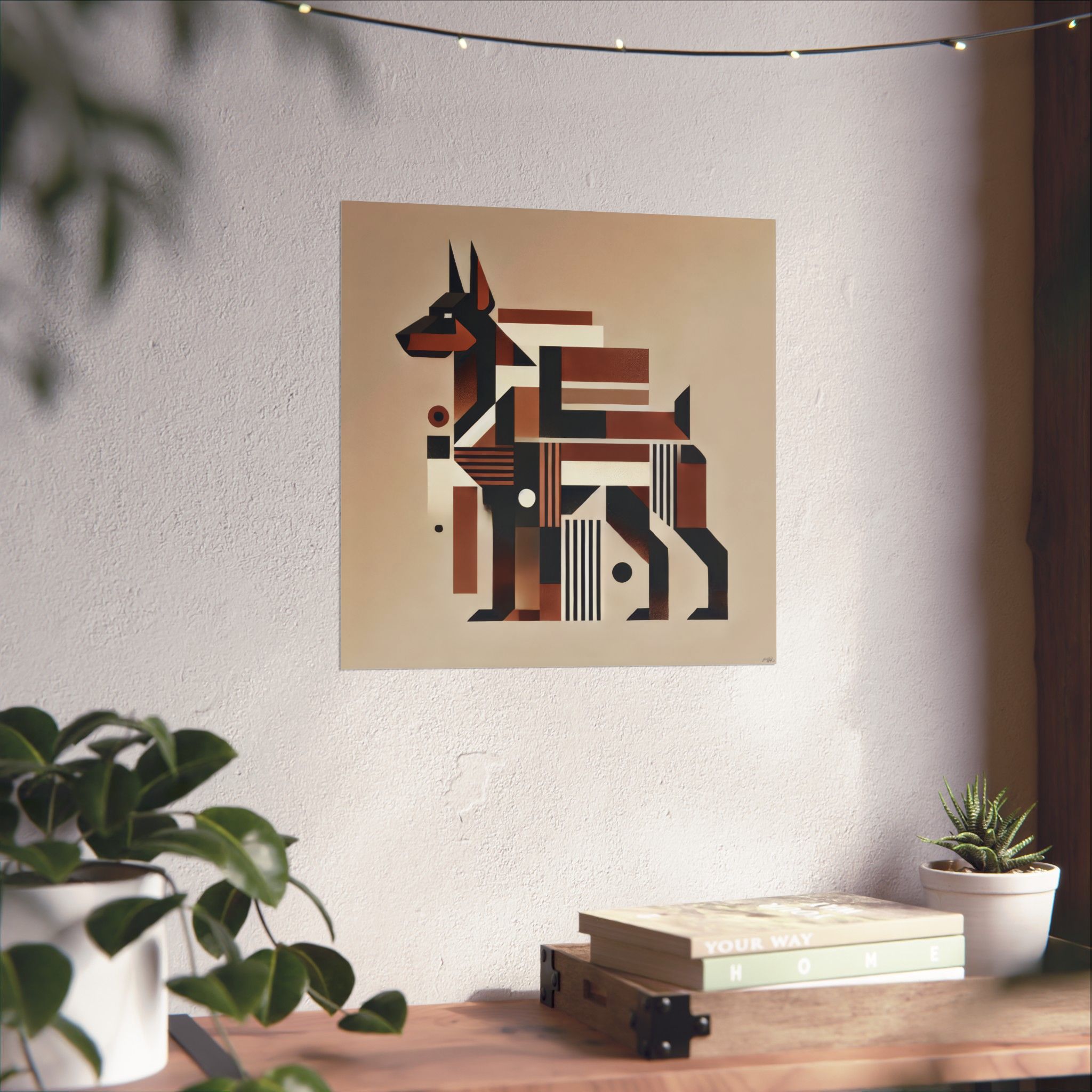 Bauhaus Minimalist Doberman Pinscher - Image 3
