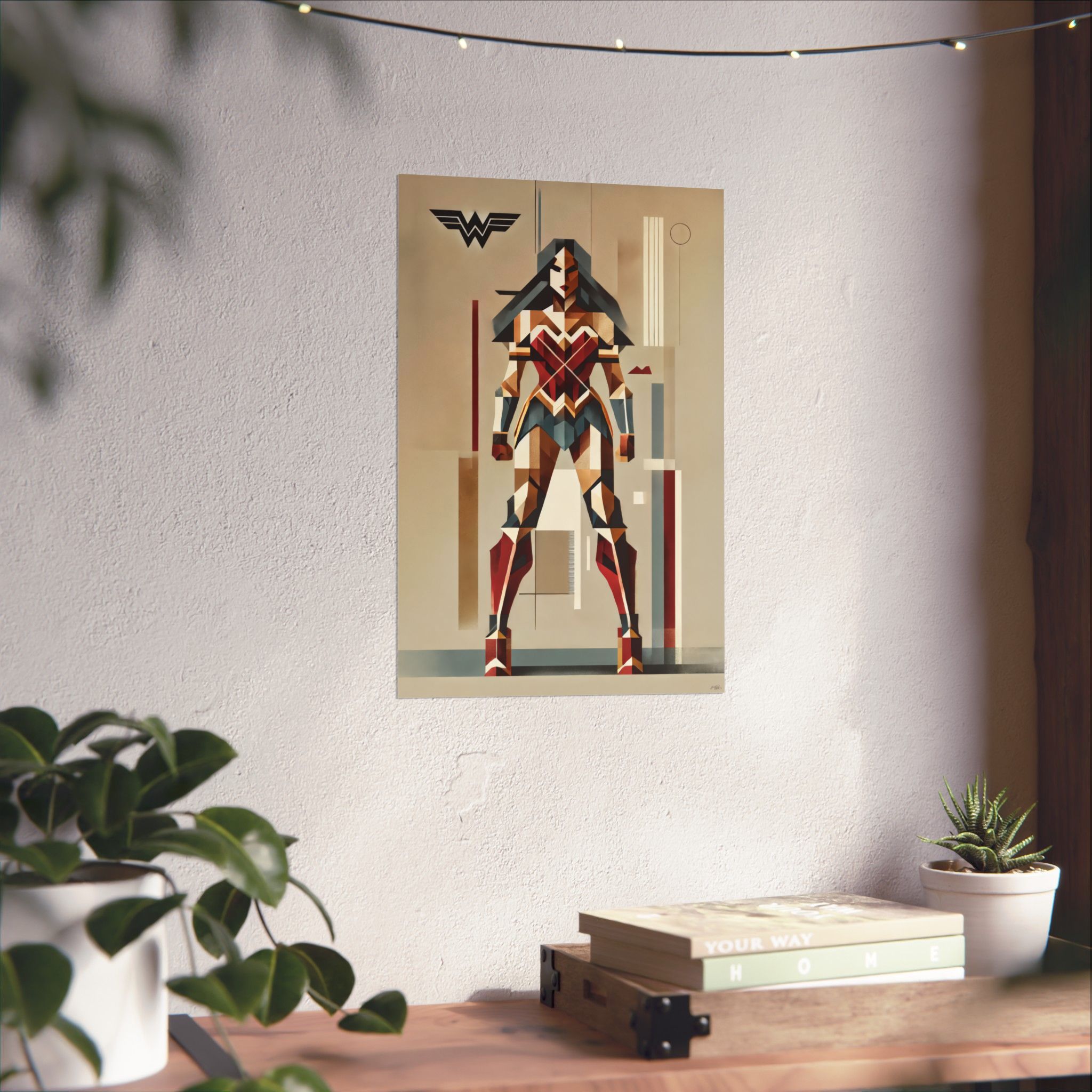 Wonder Woman, Abstract Geometric Bauhaus - Image 8