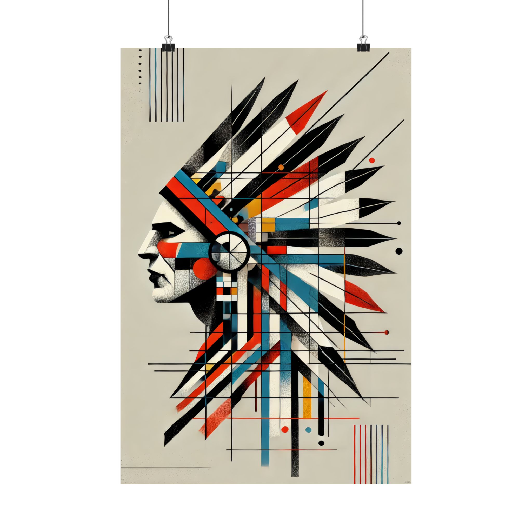 Bauhaus Native American Chief - Image 6