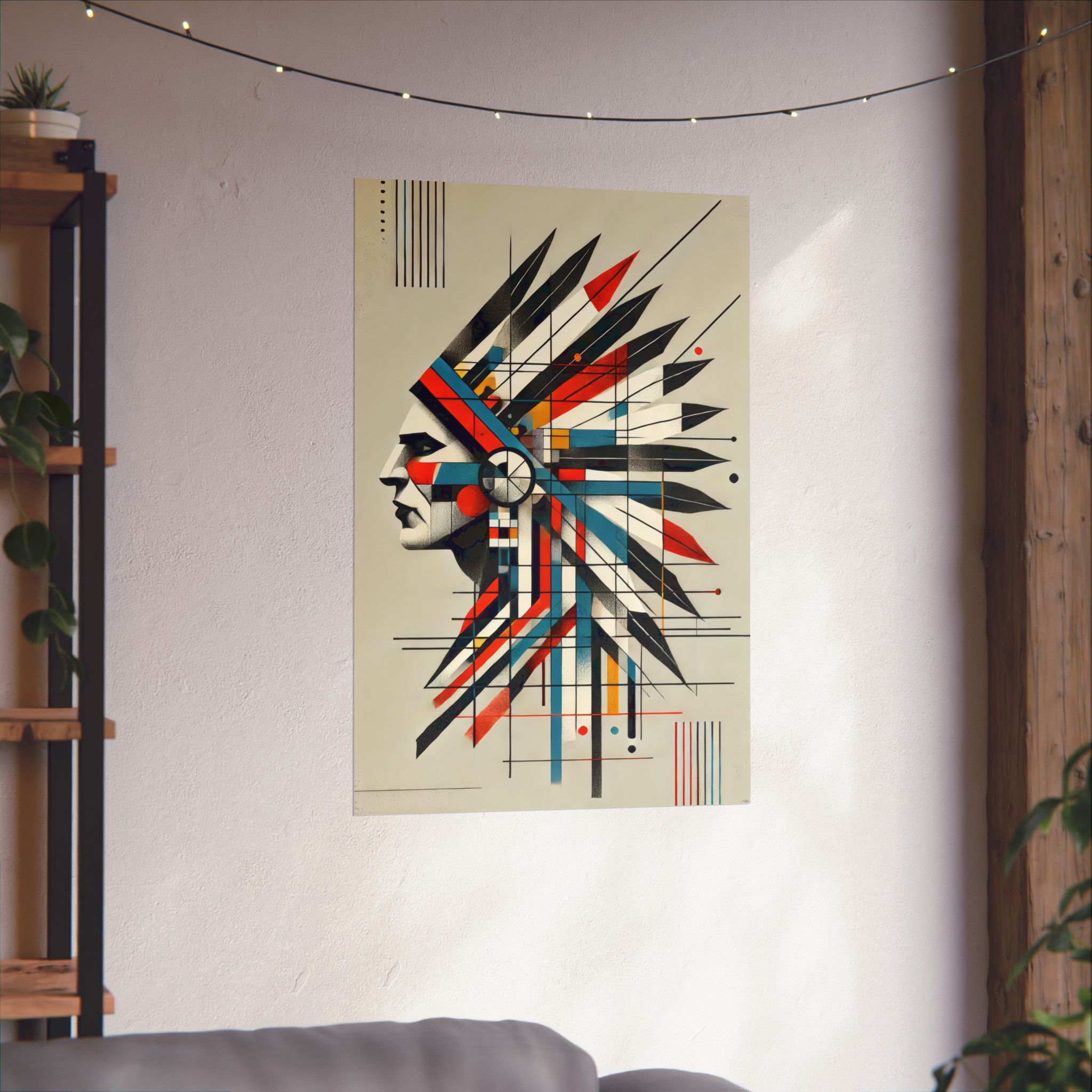 Bauhaus Native American Chief - Image 13