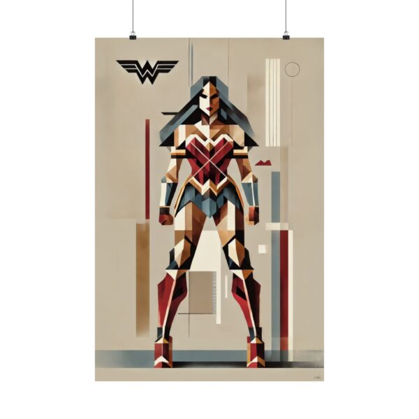 Wonder Woman, Abstract Geometric Bauhaus