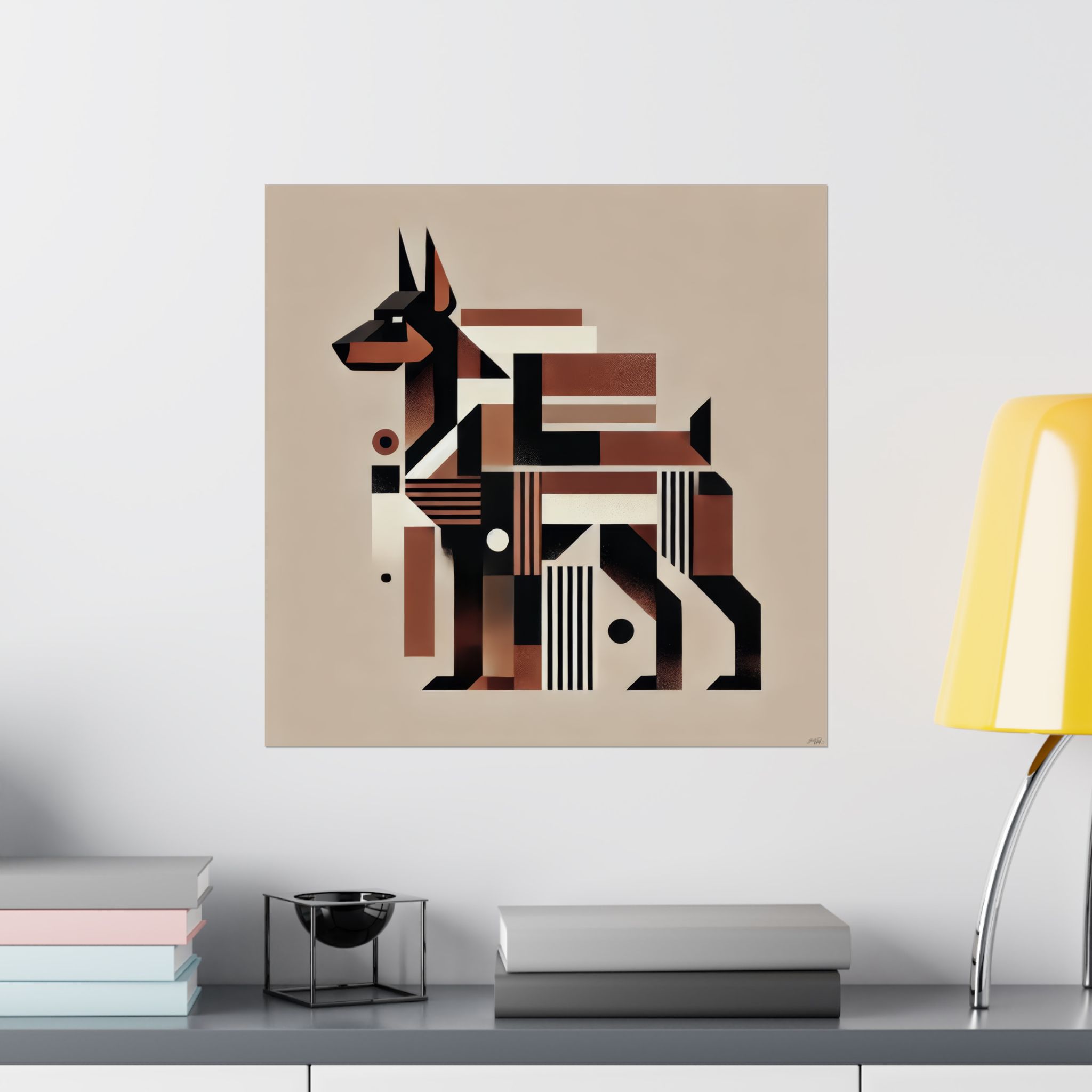Bauhaus Minimalist Doberman Pinscher - Image 7