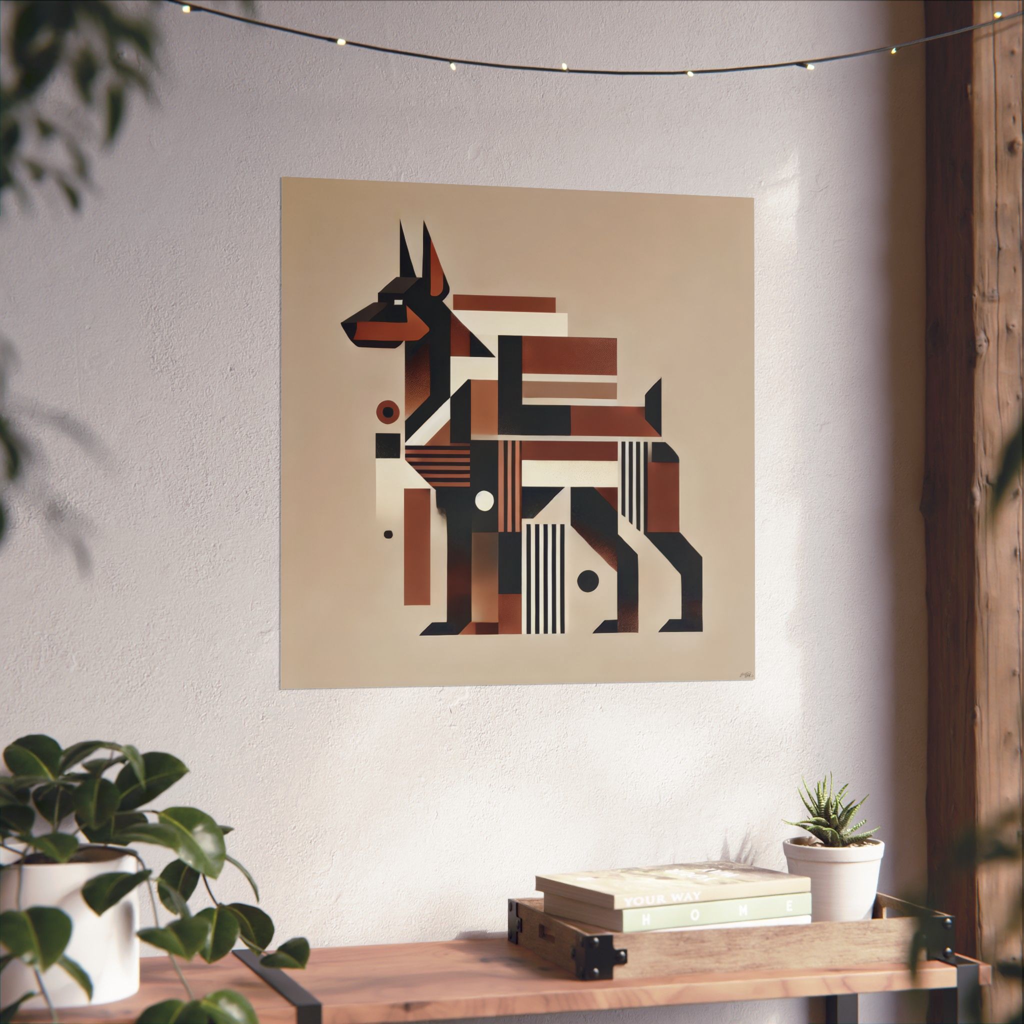 Bauhaus Minimalist Doberman Pinscher - Image 13