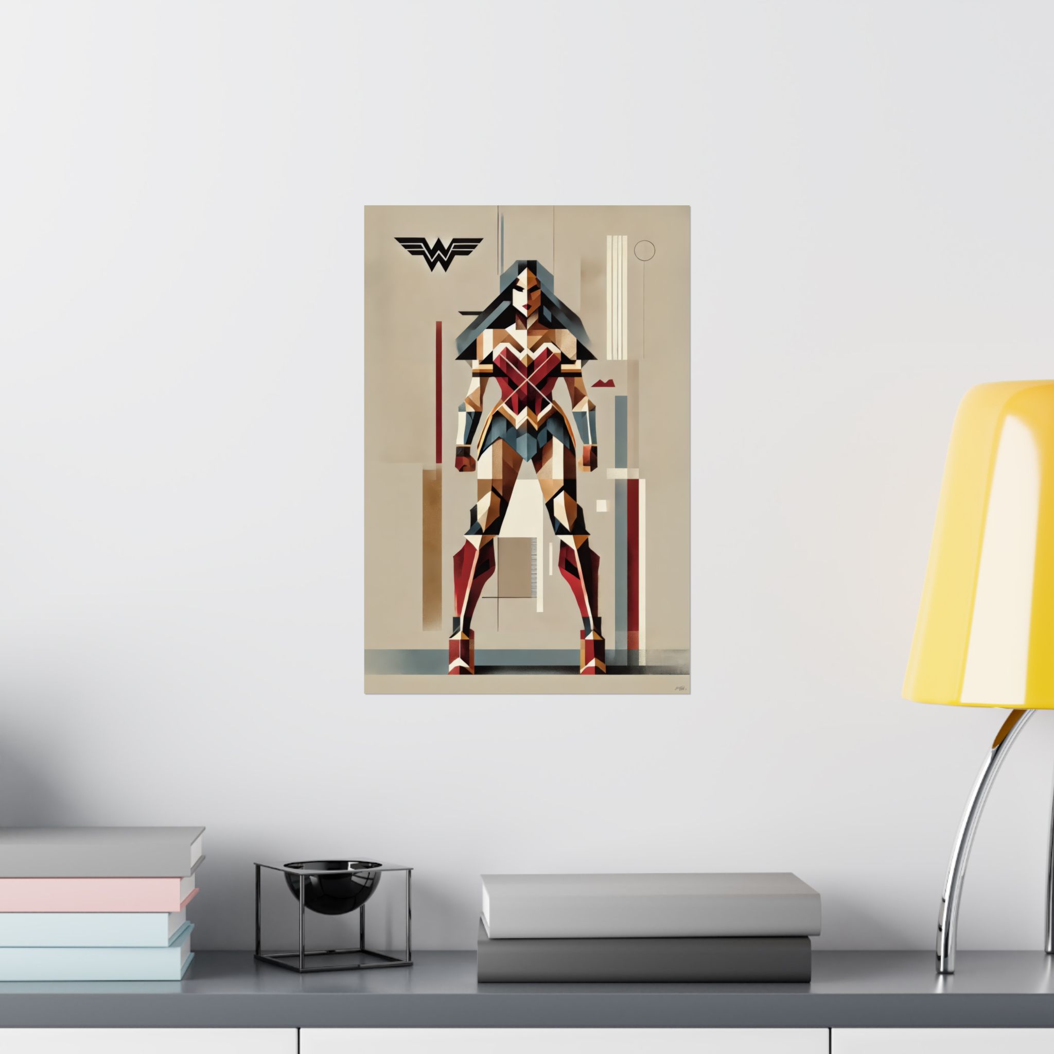 Wonder Woman, Abstract Geometric Bauhaus - Image 7