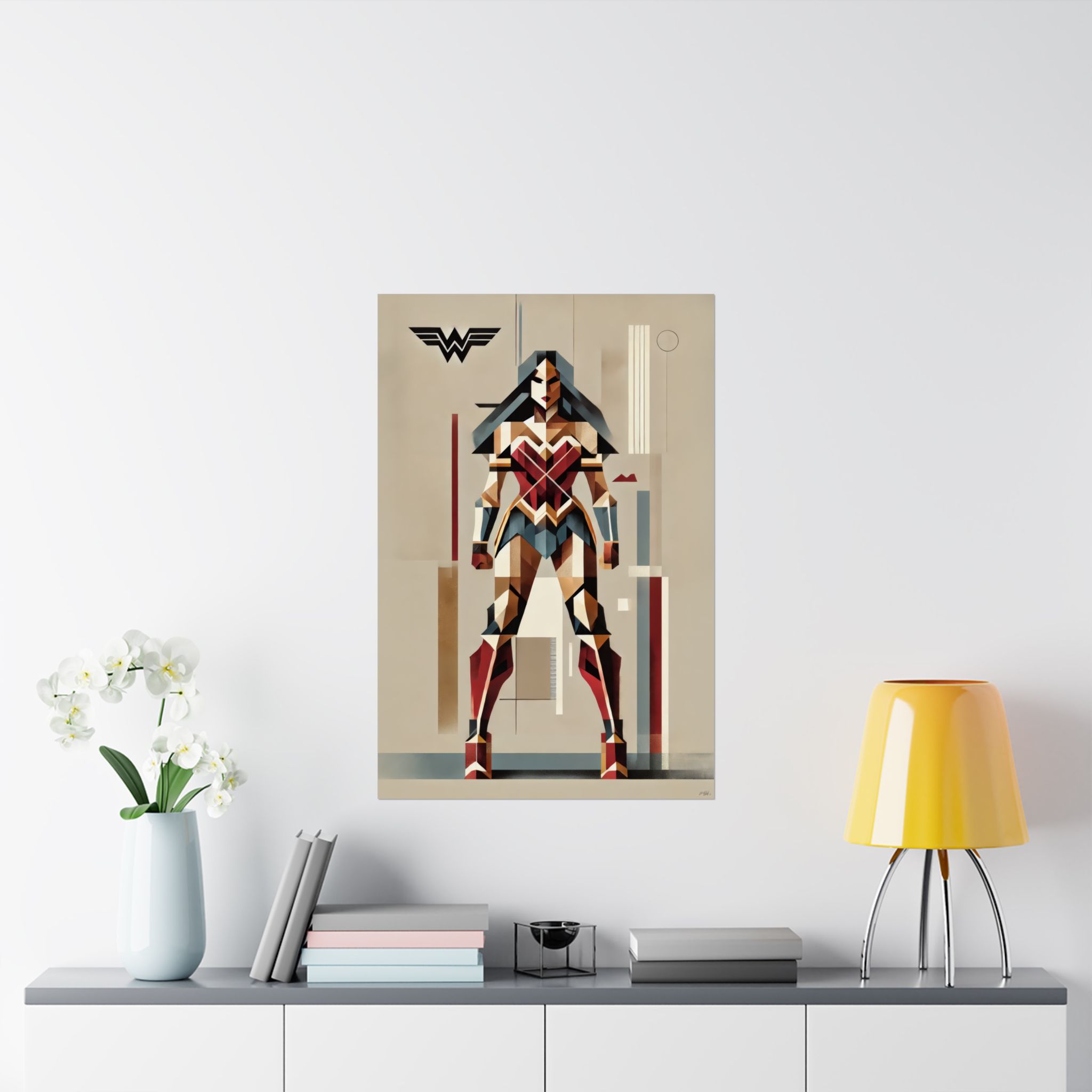 Wonder Woman, Abstract Geometric Bauhaus - Image 2