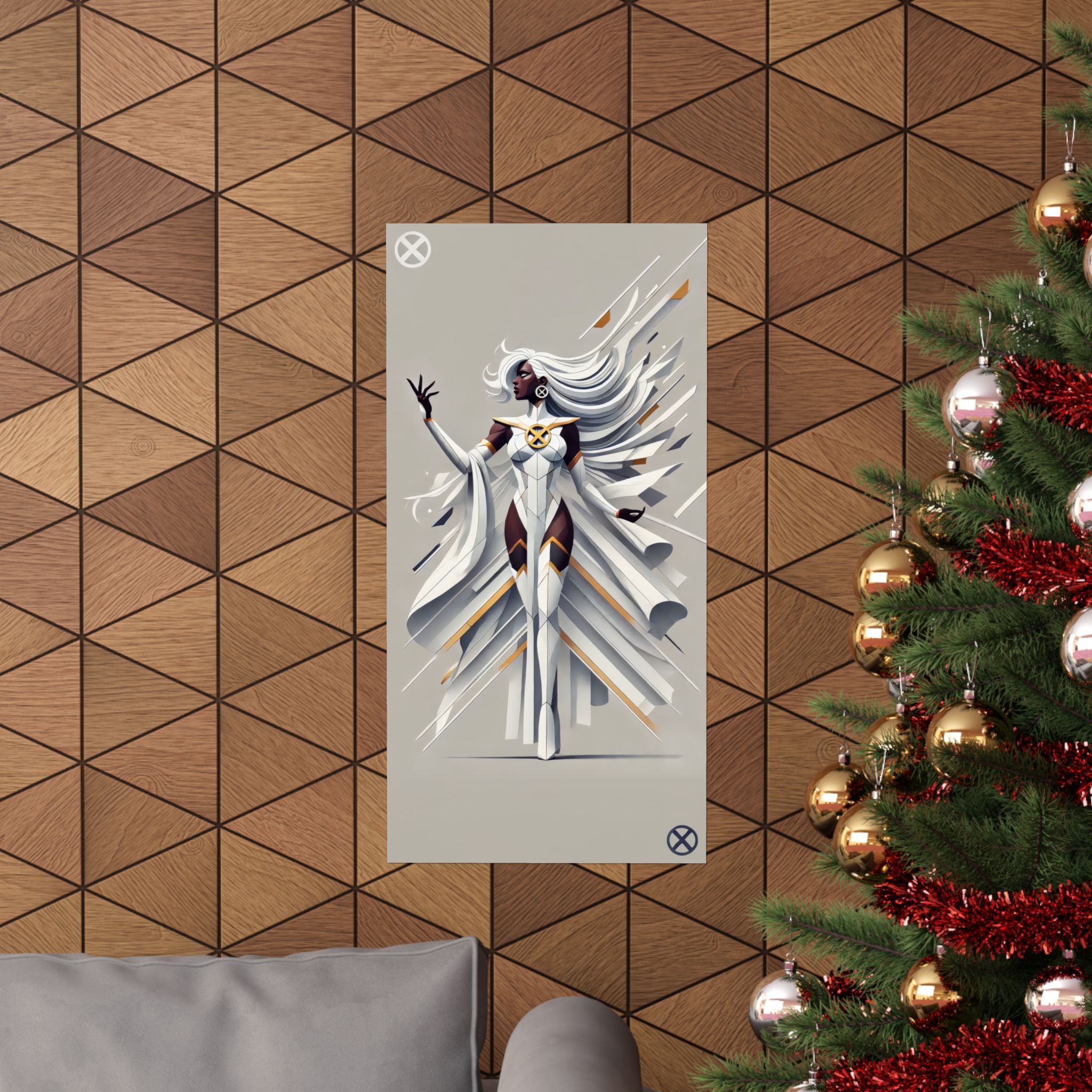 Copy of Bauhaus Abstract Poster, X-Men '97 Storm Minimalist Wall Art, Matte Vertical Print for Marvel Fan Gift, Superhero Home Decor, Comics Room - Image 12