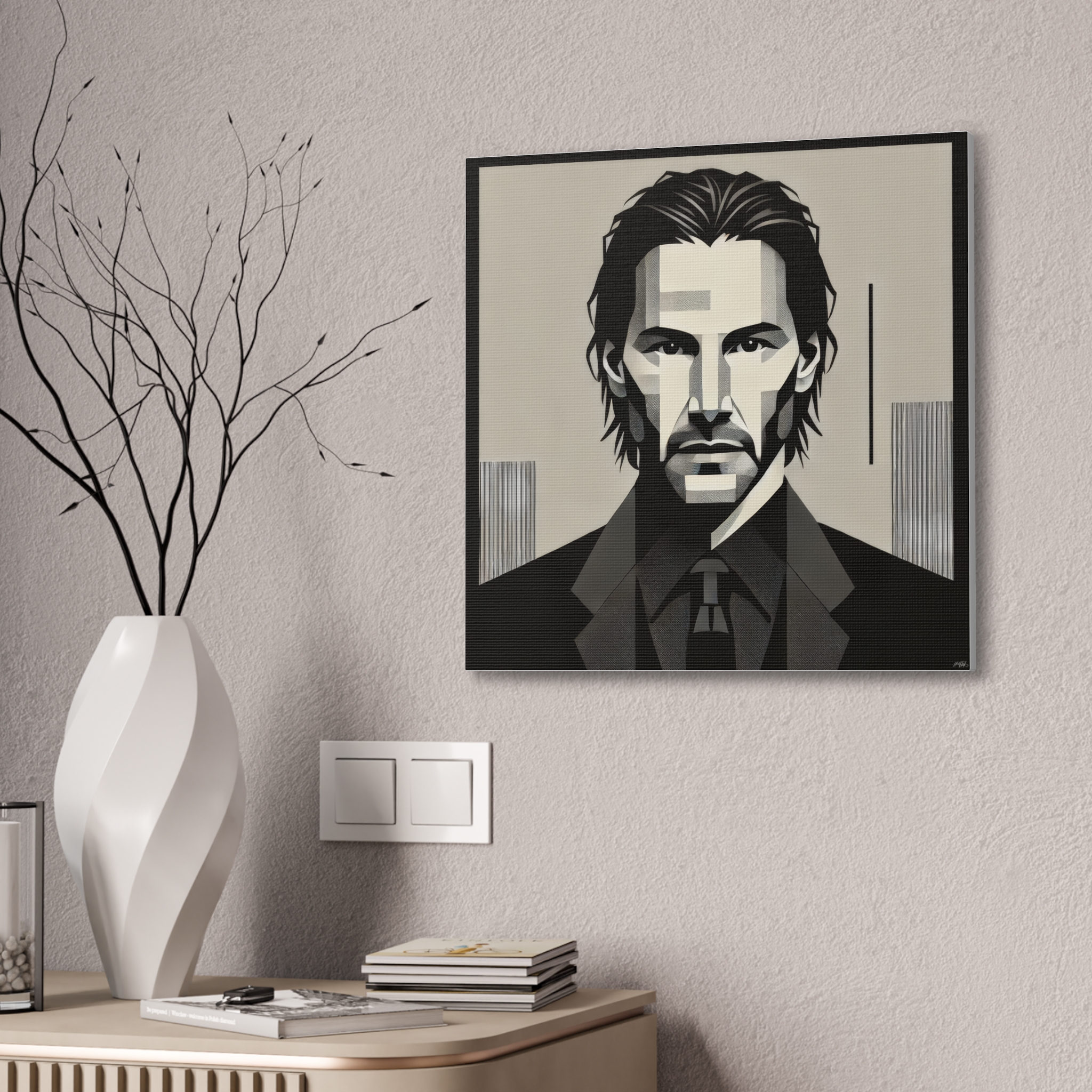 Keanu Reeves, John Wick Stretched Canvas - Image 6