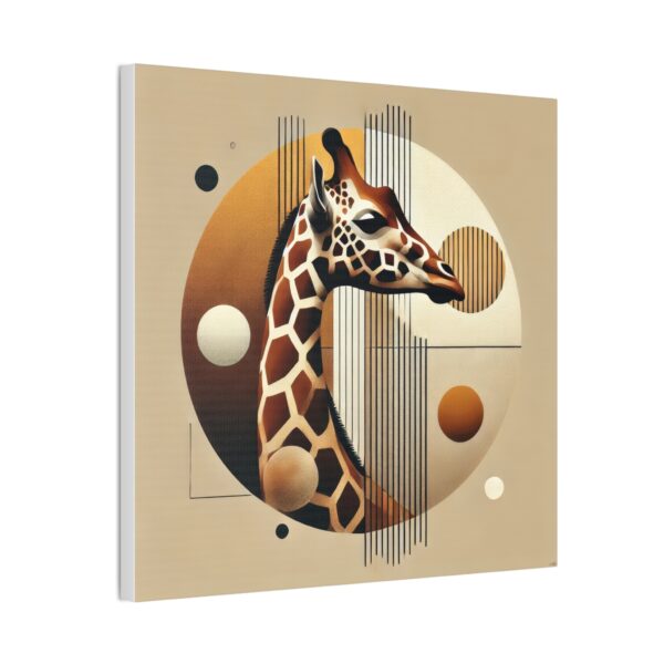 Giraffe Head Geometric Bauhaus Poster