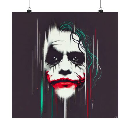The Joker Portrait The Dark Knight Batman