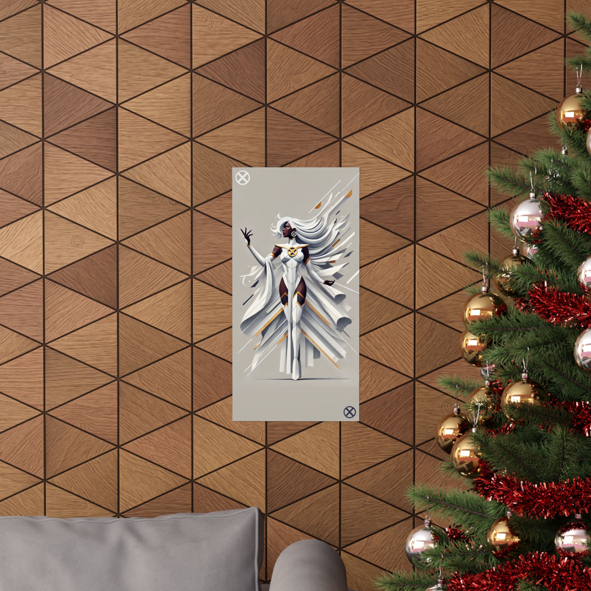 Copy of Bauhaus Abstract Poster, X-Men '97 Storm Minimalist Wall Art, Matte Vertical Print for Marvel Fan Gift, Superhero Home Decor, Comics Room - Image 8