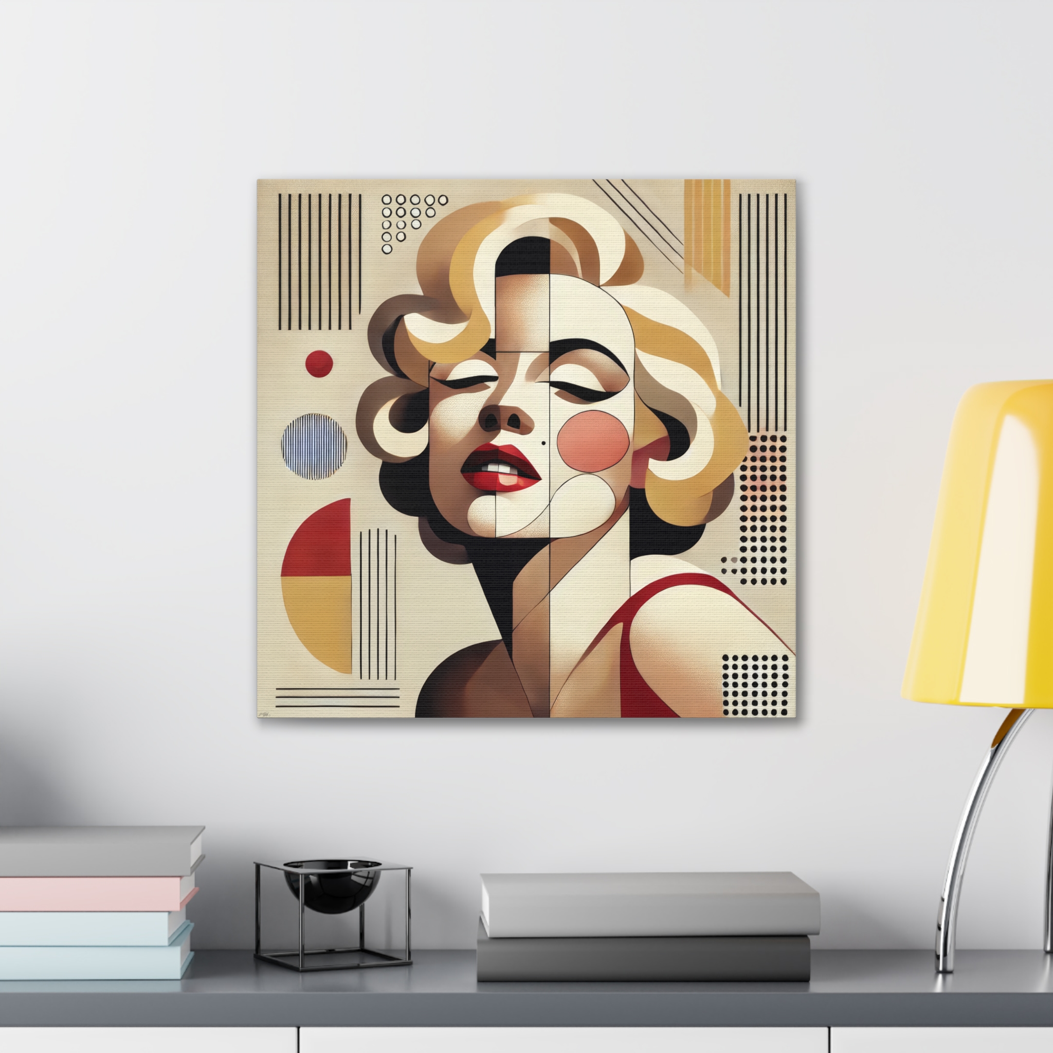 Marilyn Monroe Bauhaus Stretched Canvas - Image 7