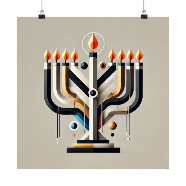 Dreidel Chanukkah Hanukkah Geometric Abstract Bauhaus