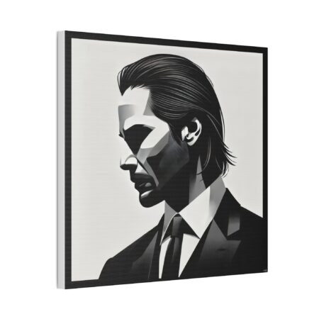 Keanu Reeves, John Wick, Side Profile Stretched Canvas