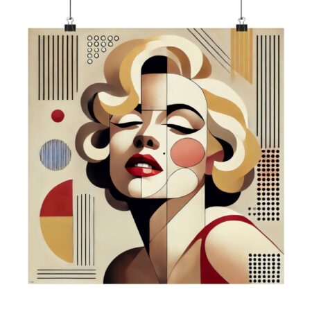 Marilyn Monroe Bauhaus Minimalist