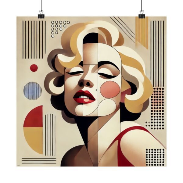 Marilyn Monroe Bauhaus Minimalist