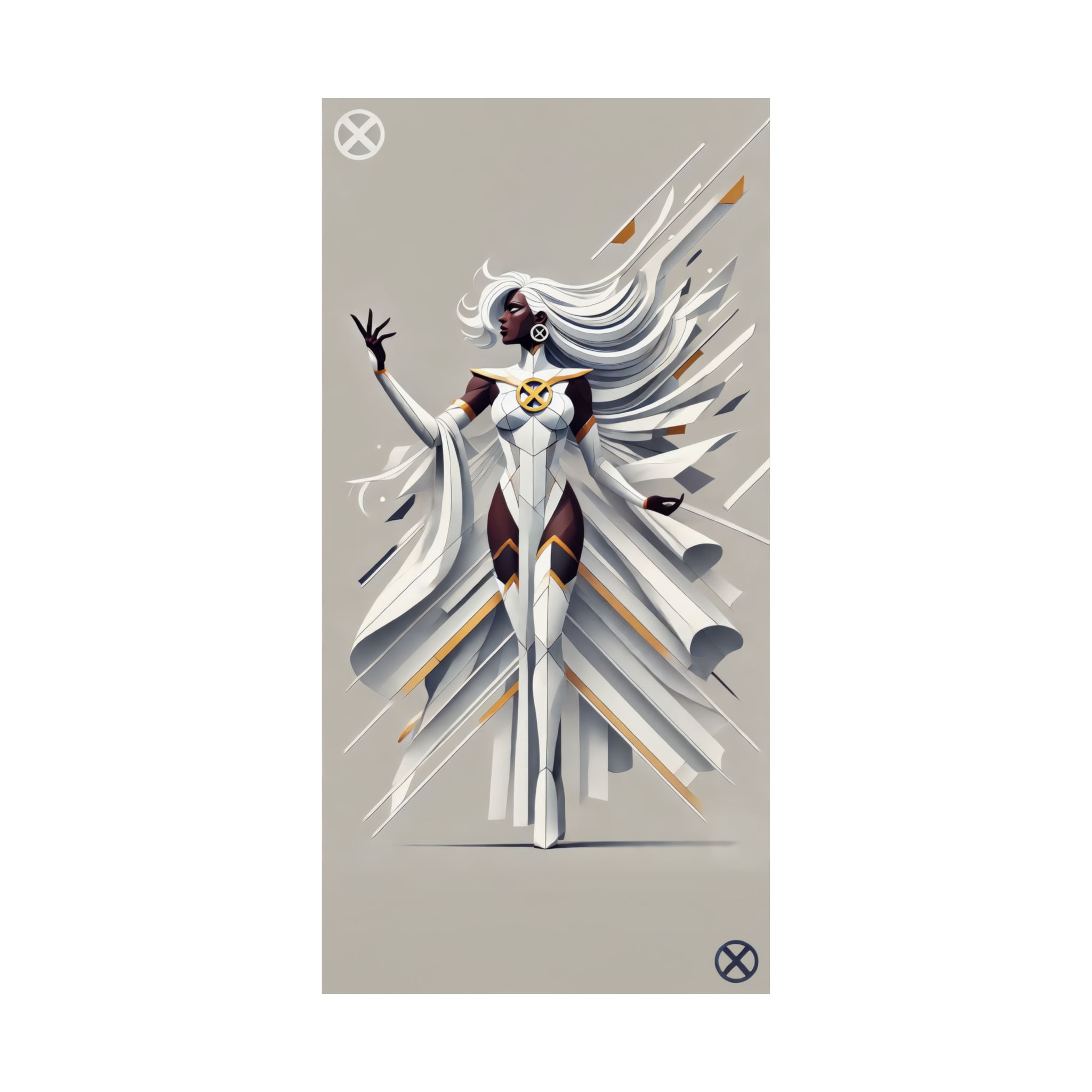 Copy of Bauhaus Abstract Poster, X-Men '97 Storm Minimalist Wall Art, Matte Vertical Print for Marvel Fan Gift, Superhero Home Decor, Comics Room - Image 2