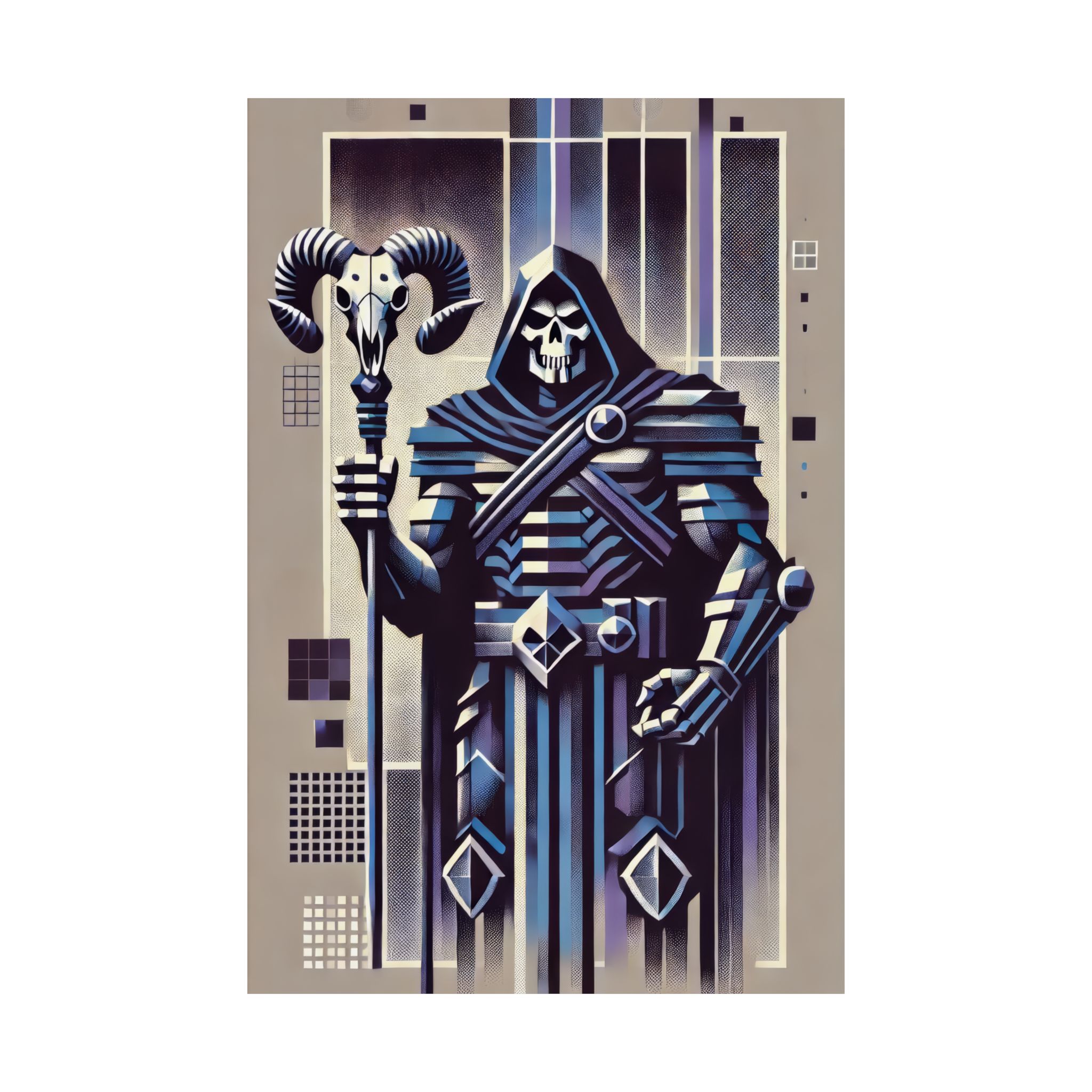 Skeletor, He-Man Masters of the Universe Abstract Bauhaus - Image 9